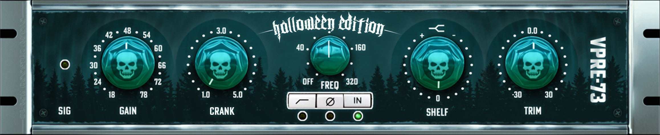 Frontplate of VPRE-73 Halloween Edition